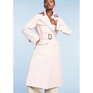 Goop G.Label Natalie Trench Coat in Light Pink Size S
